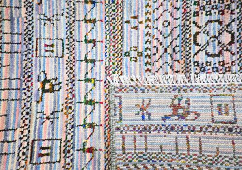 Hand Knotted Bohemian Rug 7'6